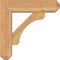 Ekena Millwork Legacy Craftsman Smooth Bracket w/ Offset Brace, Western Red Cedar, 5 1/2"W x 18"D x 18"H BKT0604X18X18LEC04SWR - alternate 4